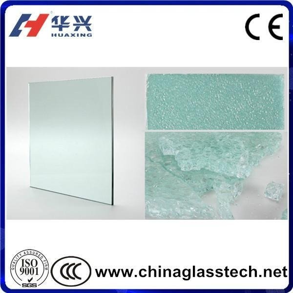 CE approved 5-15mm clear tempered glass 2