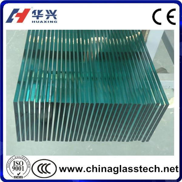 CE approved 5-15mm clear tempered glass 3