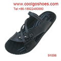 new design leather men's sandal made in