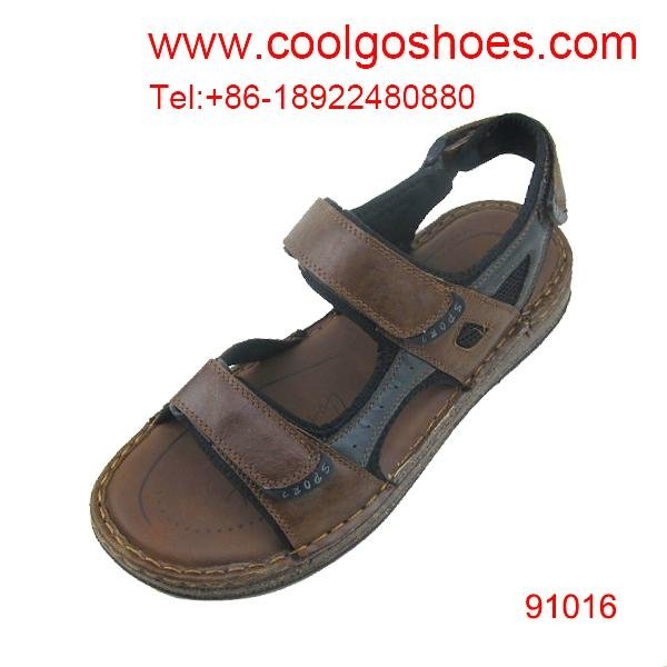 hot casual styles men leather sandals