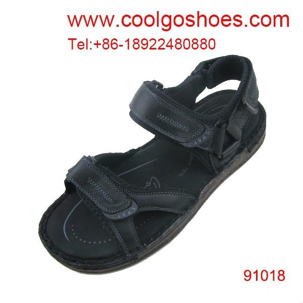 men leather casual sandals from manufacturer