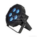 5pcs*15w 5in1 Wireless Dmx LED Flat Par Can 1