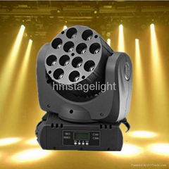 12x10W RGBW Cree Beam LED Moving Head