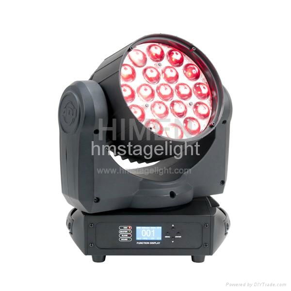 19x12W Quad Zoom LED Moving Head Light