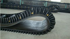 Corrugated sidewall conveyor belt