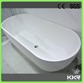 Freestanding bathtub solid surface red bathtub 1 person hot tub 2