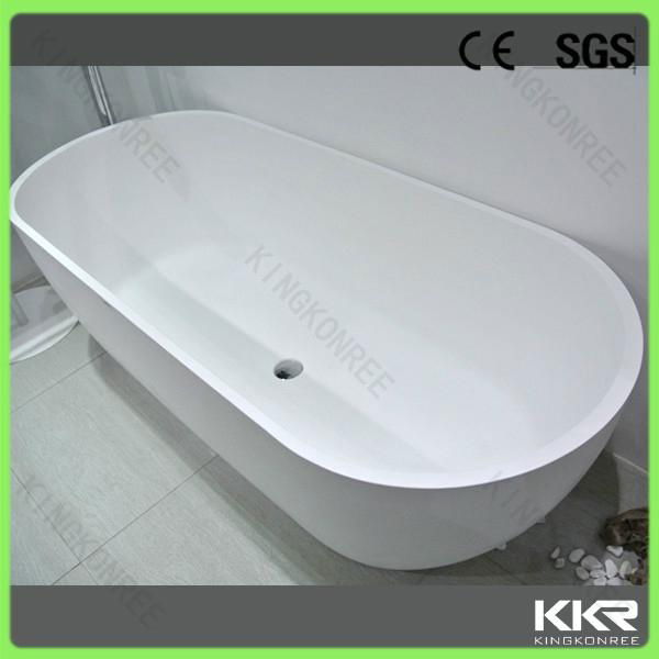 Freestanding bathtub solid surface red bathtub 1 person hot tub 2