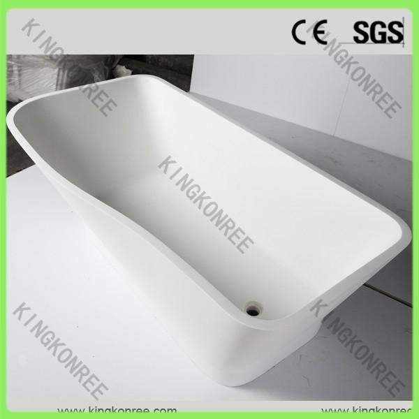Kingkonree Top Quality Freestanding Bathtub Solid Surface Bathtub