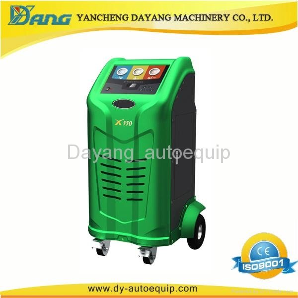 automatic refrigerant recovery machine with leakage hunting 4