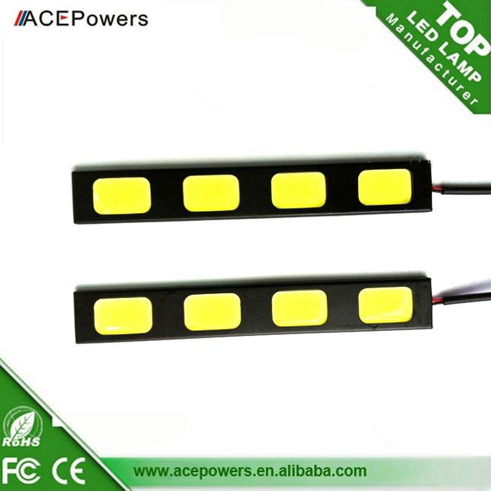 New and High Power 12V 14cm 17cm Daytime Running Light COB Car LED Lights