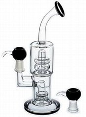 Best selling glass smoking water pipe