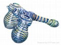 Popular glass smoking pipe glass bubbler