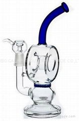 Popular design glass smoking bong