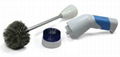 Electric toliet cleaner with two interchangeable brushes 1