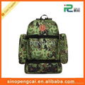 military camouflage backpack with high