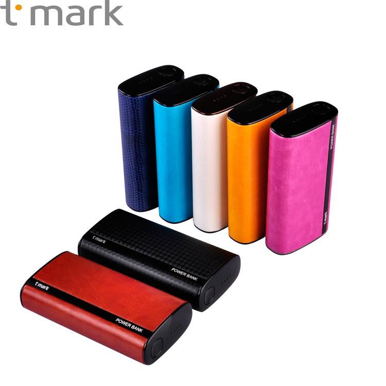 5200 mAh Universal External Leather Veneer Power Bank for Cell Phones & Tablets