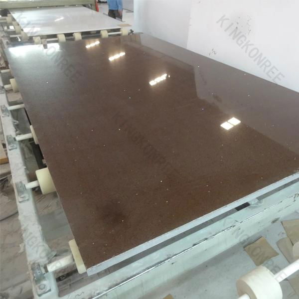 2cm brown artificial marble stone for countertop
