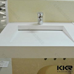 Solid Surface Bathroom Basin High Glossy