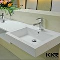 Solid Surface Wall Hung Basin for Hotel Project