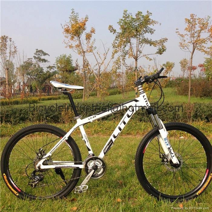 DHL Free shipping 2014 new cool mtb with disc brake fork suspension 3