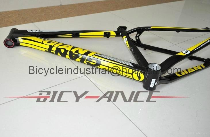 MTB bike frame black with yellow color 26*16/18 inch 2