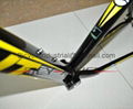 MTB bike frame black with yellow color 26*16/18 inch 4