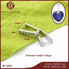Lovely design Renfook handmade jewelry clasps for crystal