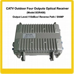 CATV Outdoor Four Output Optical Receiver