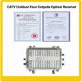 CATV Outdoor Four Output Optical Receiver 3