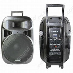 PA system wireless speaker with rechargable battery AK15-309