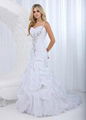 Mermaid organza bridal dresses 1