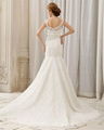 Mermaid lace full length wedding dresses 2