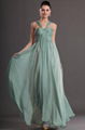 Halter evening dresses chiffon full length 1