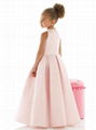 Satin flower girl dresses little girl dresses 2