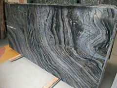 Tree Black marble slabs