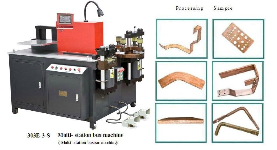 CNC busbar punching and shearing machine