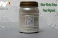 Silver White Pearl Pigment for Paints and Ink 1