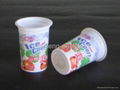 130 150 180 200mL disposable plastic cups for juice and milk 4