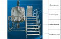 1000L Shampoo blending tank, agitator