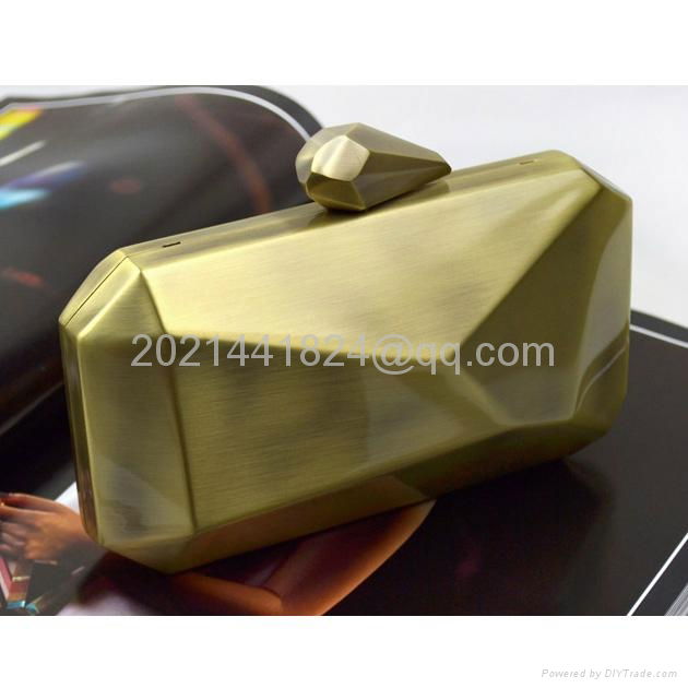 Irregular Metal Alloy Evening Bag 10880 2