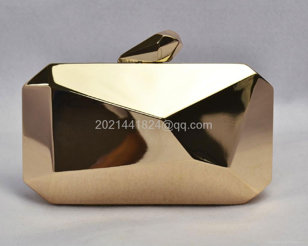 Irregular Metal Alloy Evening Bag 10880 4