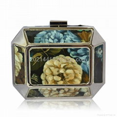 Oil Painting Metal Evening Bag W13037