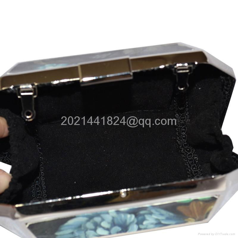 Oil Painting Metal Evening Bag W13037 5