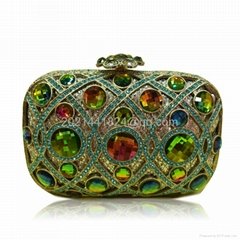 Faux Gem and Crystal Evening Bag W13053