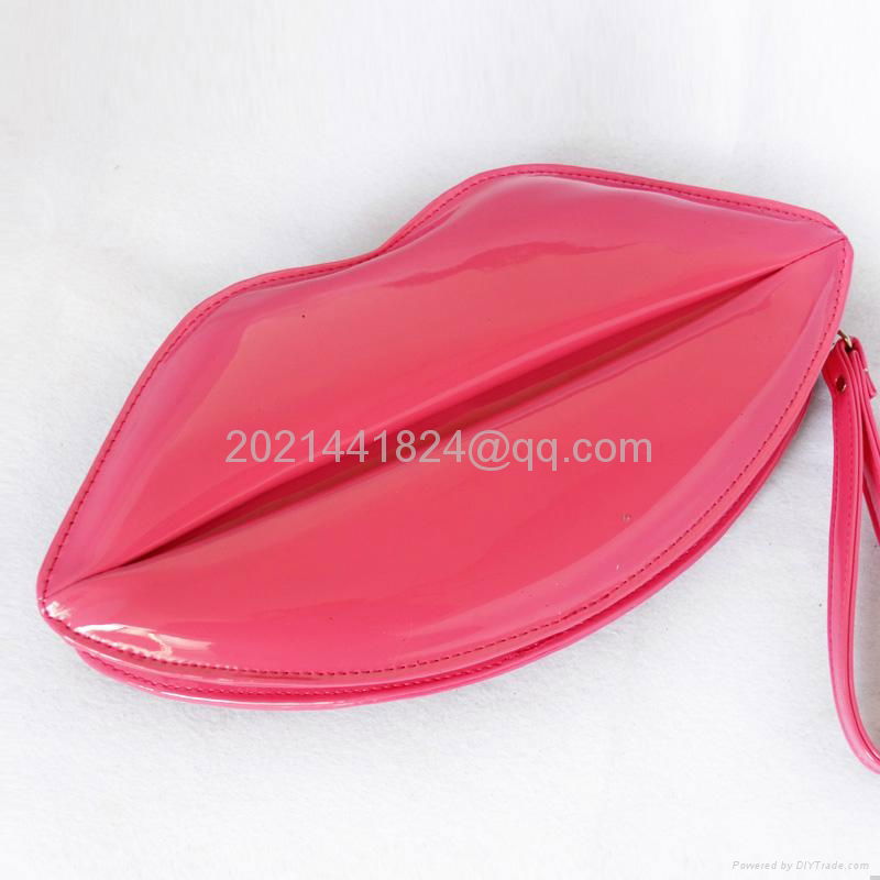 Lip Shape Pu Evening Bag 19100 3