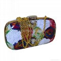 Colorful Flower Sequined Evening Bag 16973 2