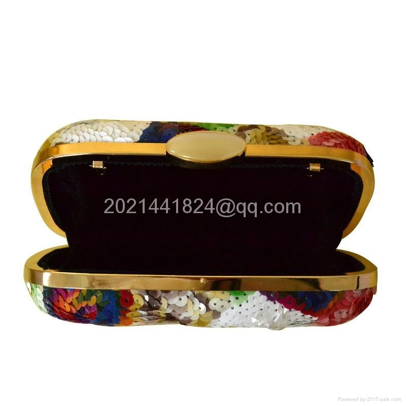 Colorful Flower Sequined Evening Bag 16973 5