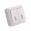 2 gang 2 way surface wall switch 1