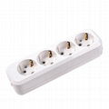 4 gang extension socket with earthing 2