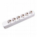 4 gang extension socket with earthing 4